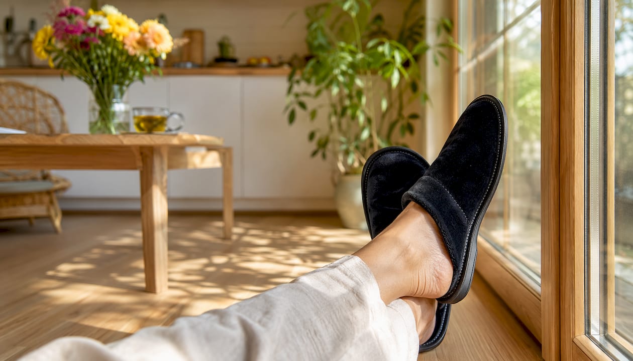 Udobje za vaša stopala z ergonomskimi copati doma