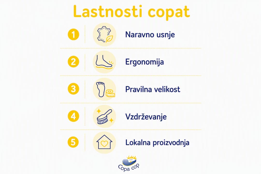 Pregled glavnih prednosti usnjenih copat