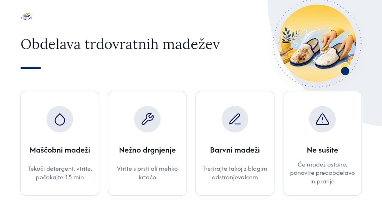 Pregled korakov za učinkovito odstranjevanje madežev s copat