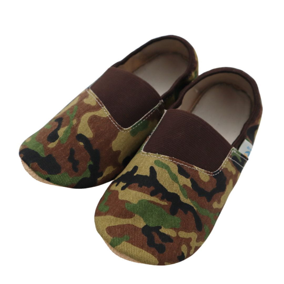 Chlapecké textilní bačkory Camo