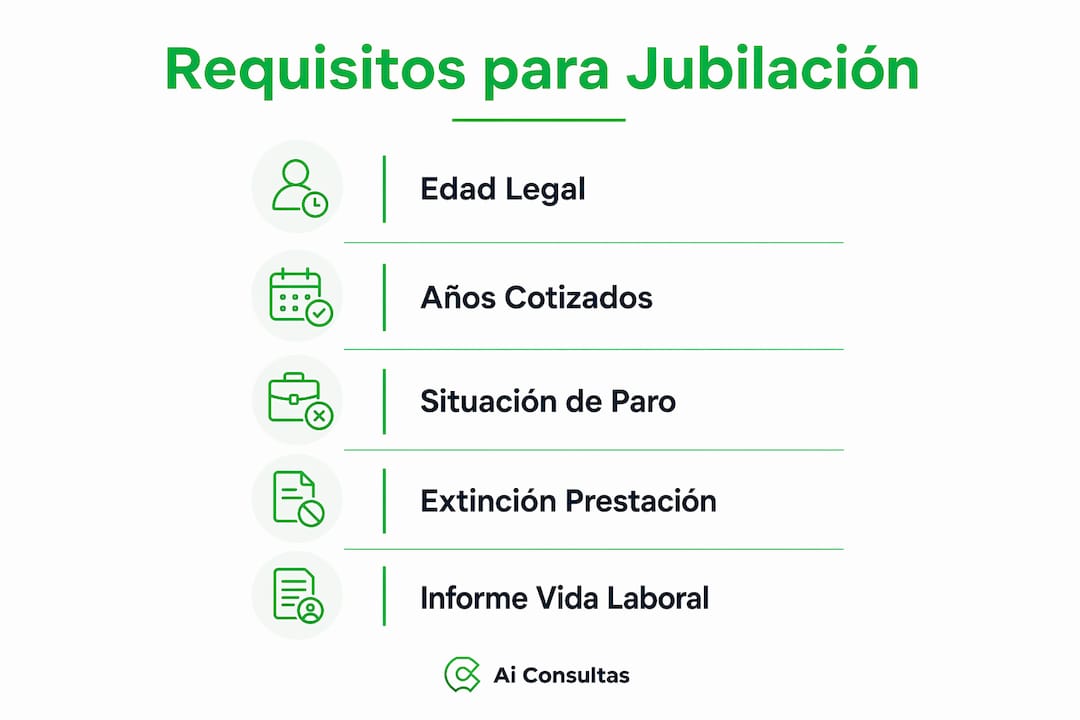 Infografía: cómo cumplir los requisitos para jubilarse si estás en situación de desempleo
