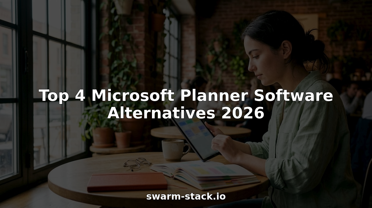 Project manager using tablet for software planning