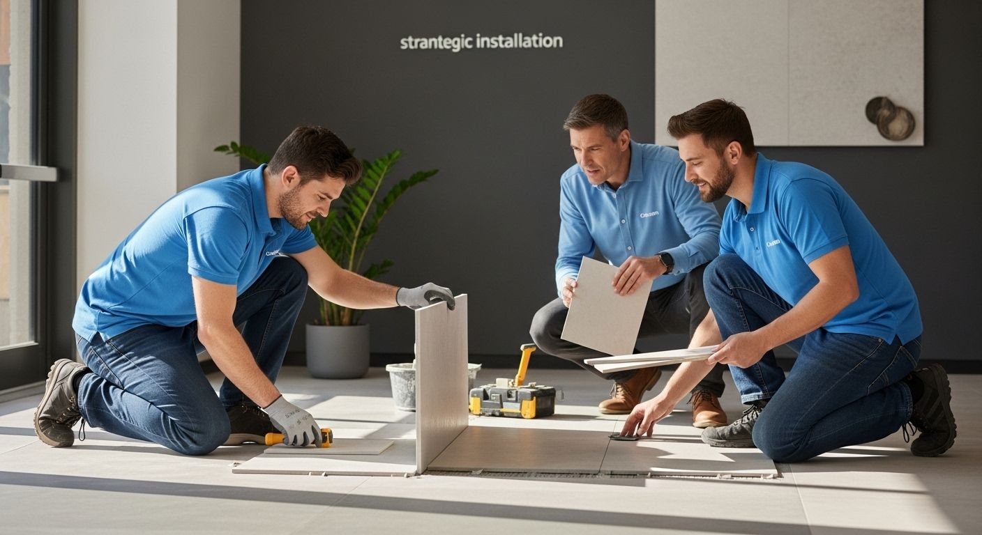 strategic tile installation