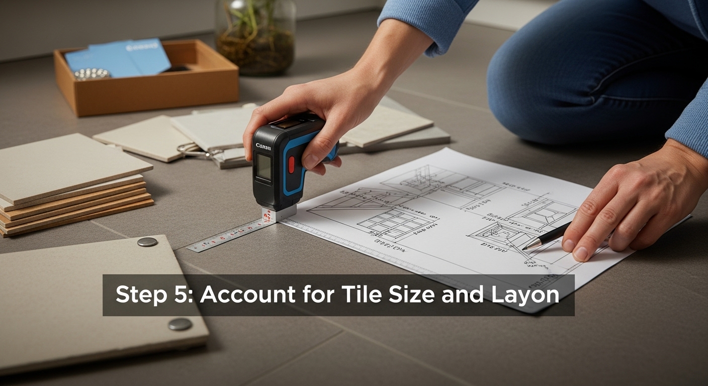 tile size layout measuring