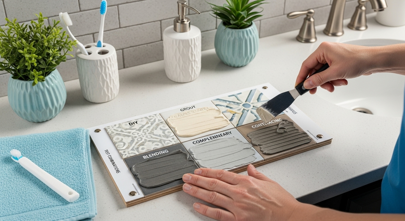 test grout color