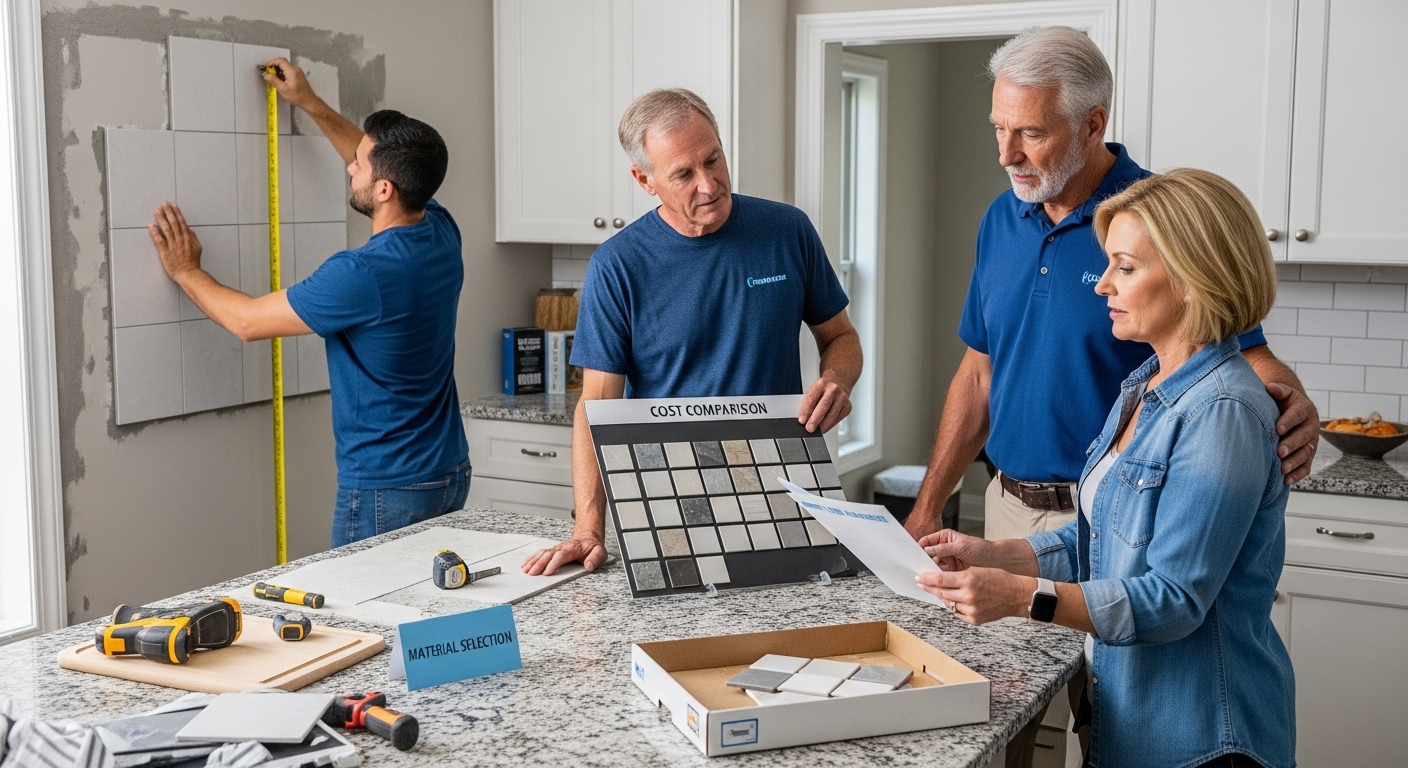tile materials selection budgeting