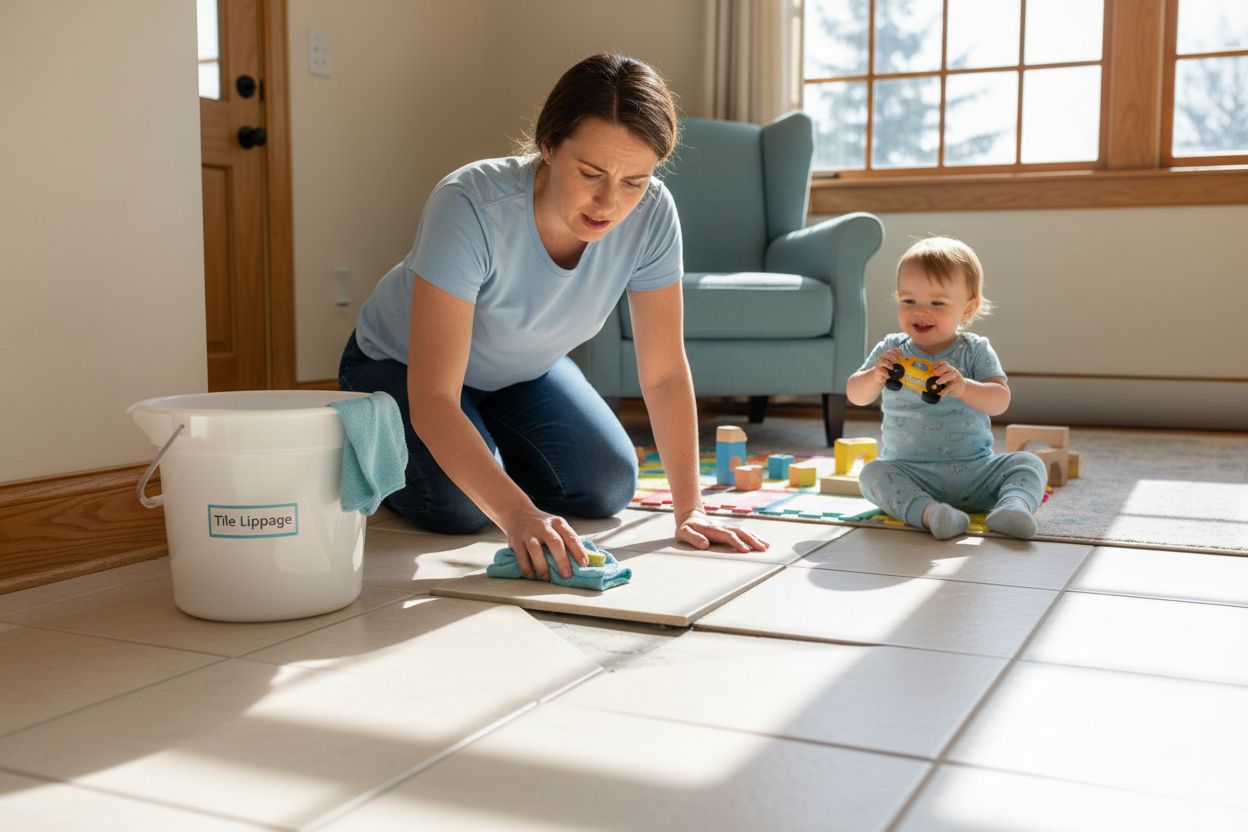 tile lippage real home
