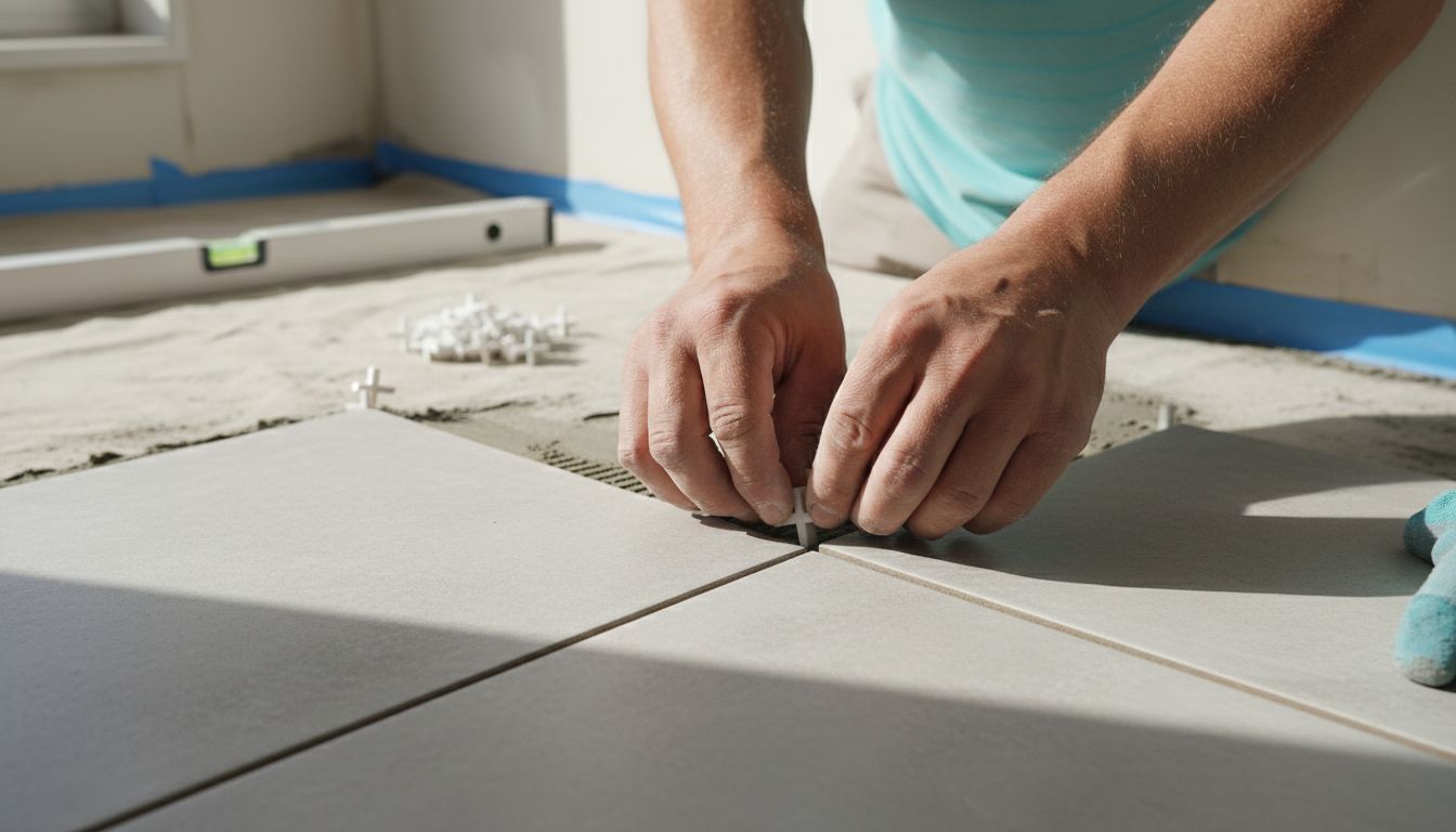 tile spacers placement