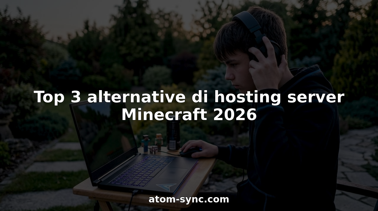 Top 3 alternative di hosting server Minecraft 2026