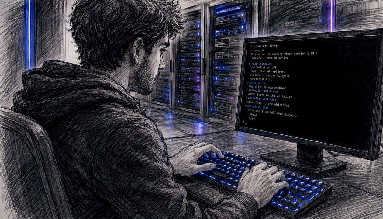 Whitelist server Minecraft: guida completa per amministratori