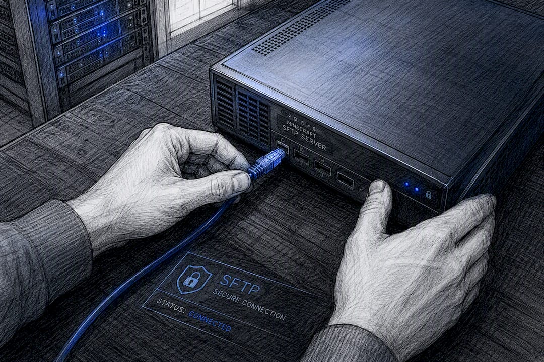 SFTP su server Minecraft: trova host, porta, utente e connettiti