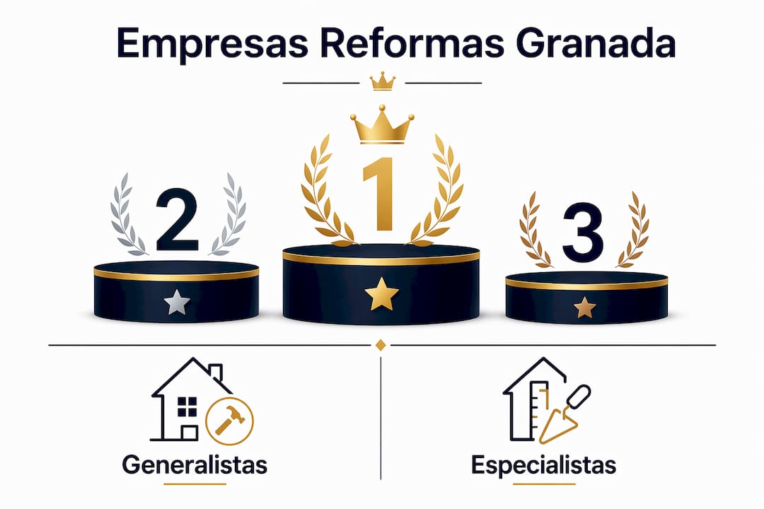 Organigrama de las principales empresas de reformas en Granada