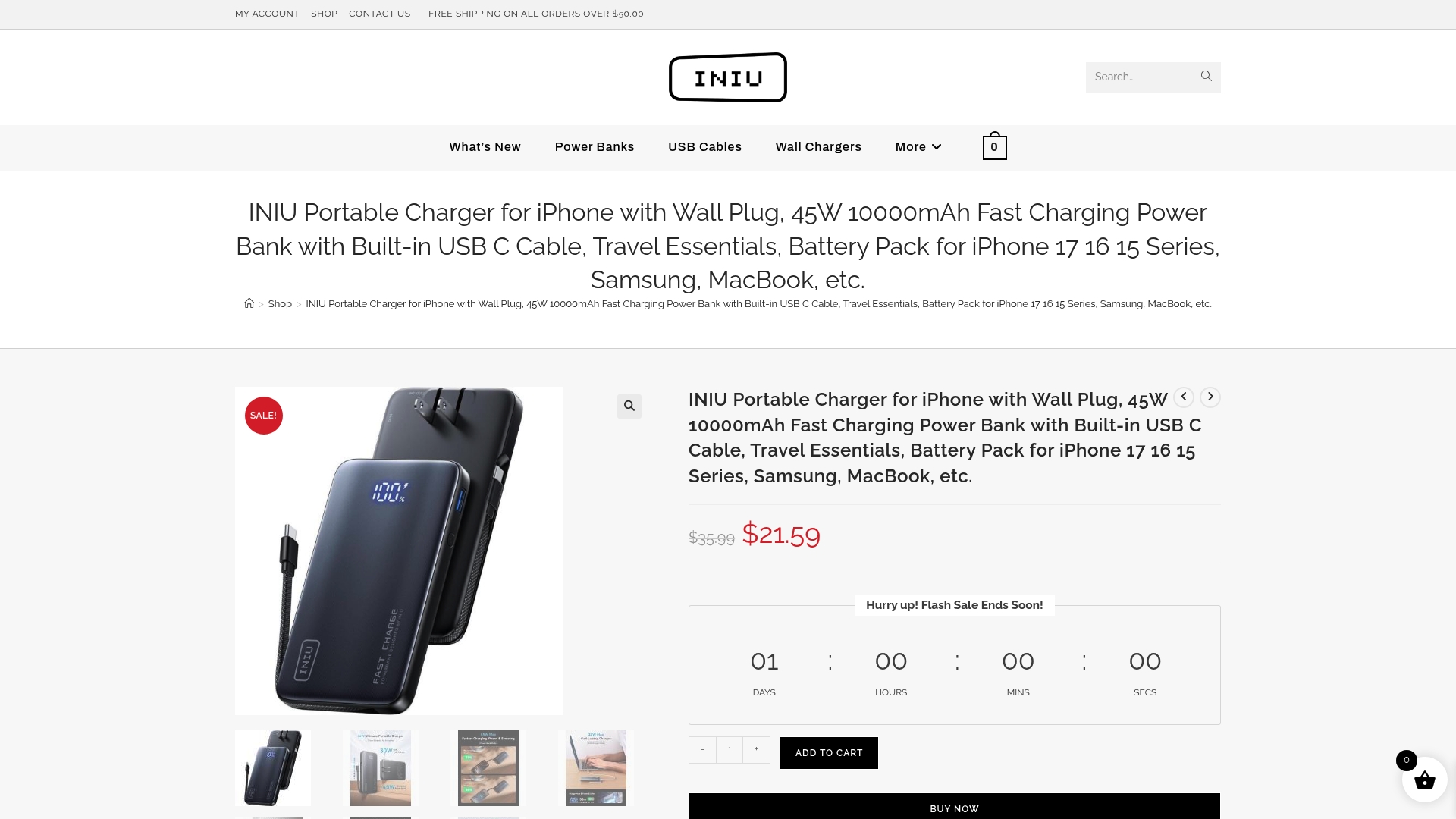 https://iniucharger.com/product/iniu-portable-charger-for-iphone-with-wall-plug-45w-10000mah-fast-charging-power-bank-with-built-in-usb-c-cable-travel-essentials-battery-pack-for-iphone-17-16-15-series-samsung-macbook-etc