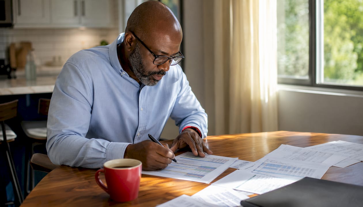 Man studying enterprise AI customer support data