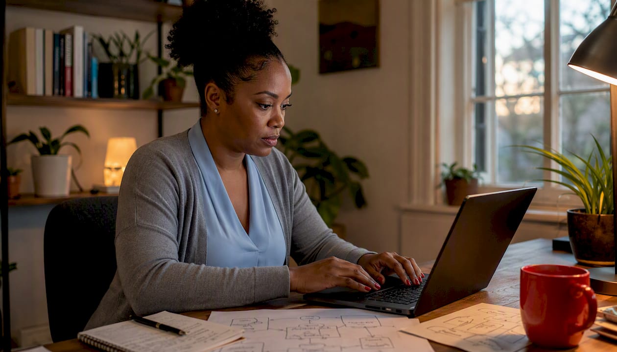 IT specialist designing compliant messaging workflow