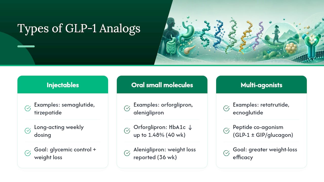 Frequently Asked Questions About GLP-1 Analogs Research — overview diagram