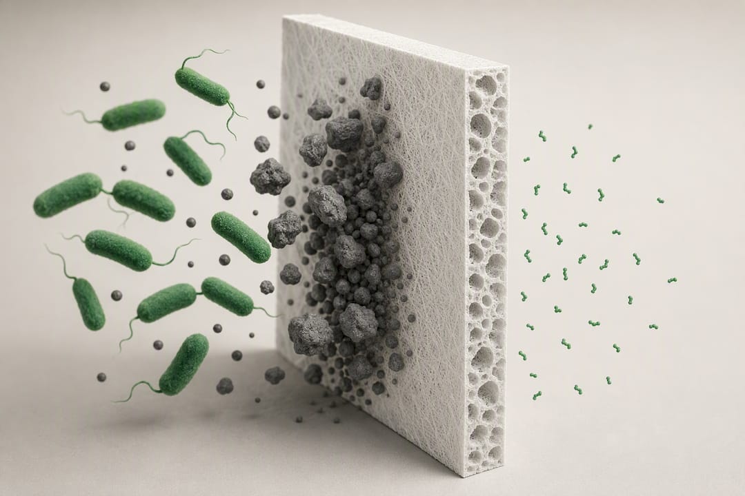 Illustration of contamination filtration limits