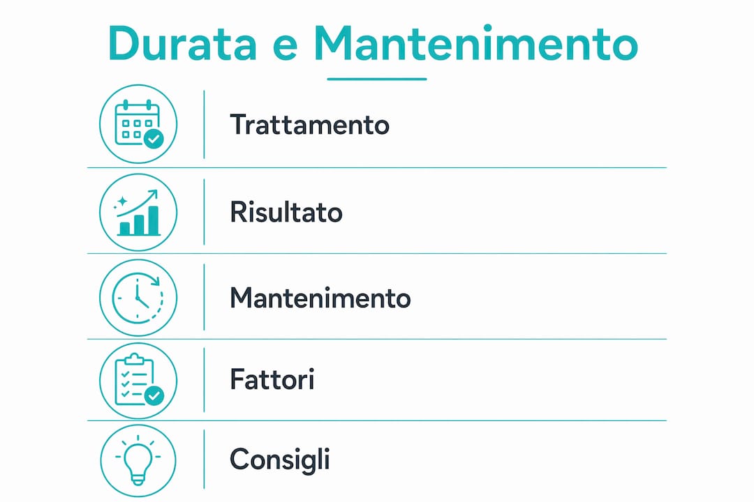 Scopri con questa infografica quanto dura lo sbiancamento dei denti e come conservarne i risultati nel tempo