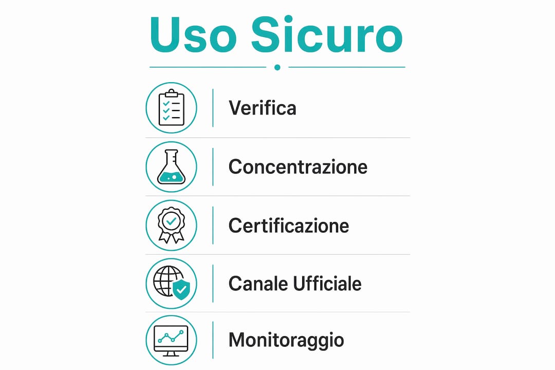 Infografica: come scegliere in modo sicuro i prodotti a base di perossido per lo sbiancamento dei denti