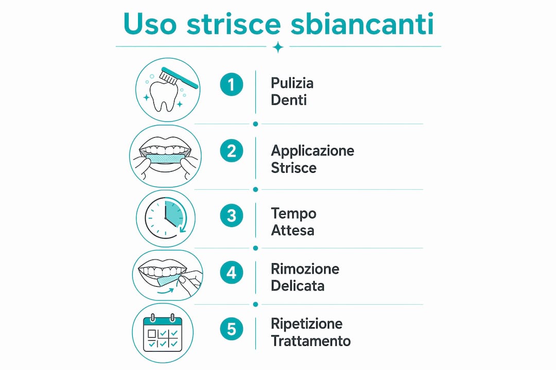 Guida illustrata: come applicare le strisce sbiancanti, passo dopo passo