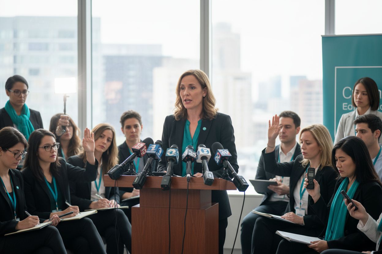 crisis communication press conference