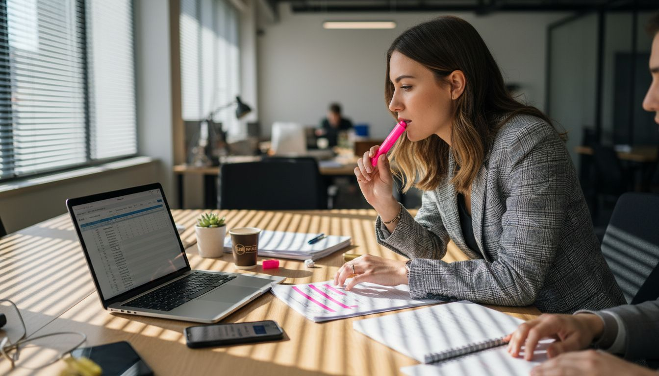 L’analista esamina i dati relativi alla reputazione digitale.