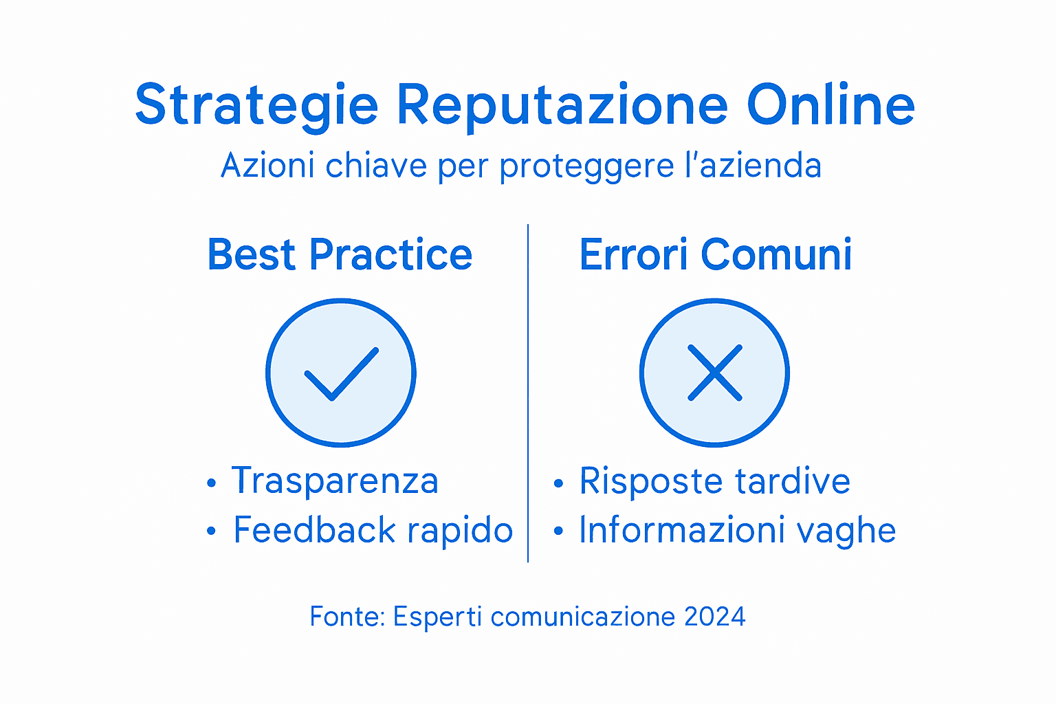 Infografica: consigli pratici per migliorare la reputazione della tua azienda
