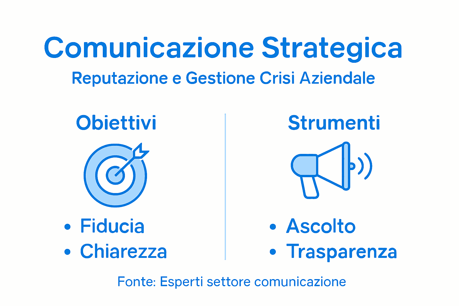 Infografica sulla comunicazione strategica in ambito aziendale