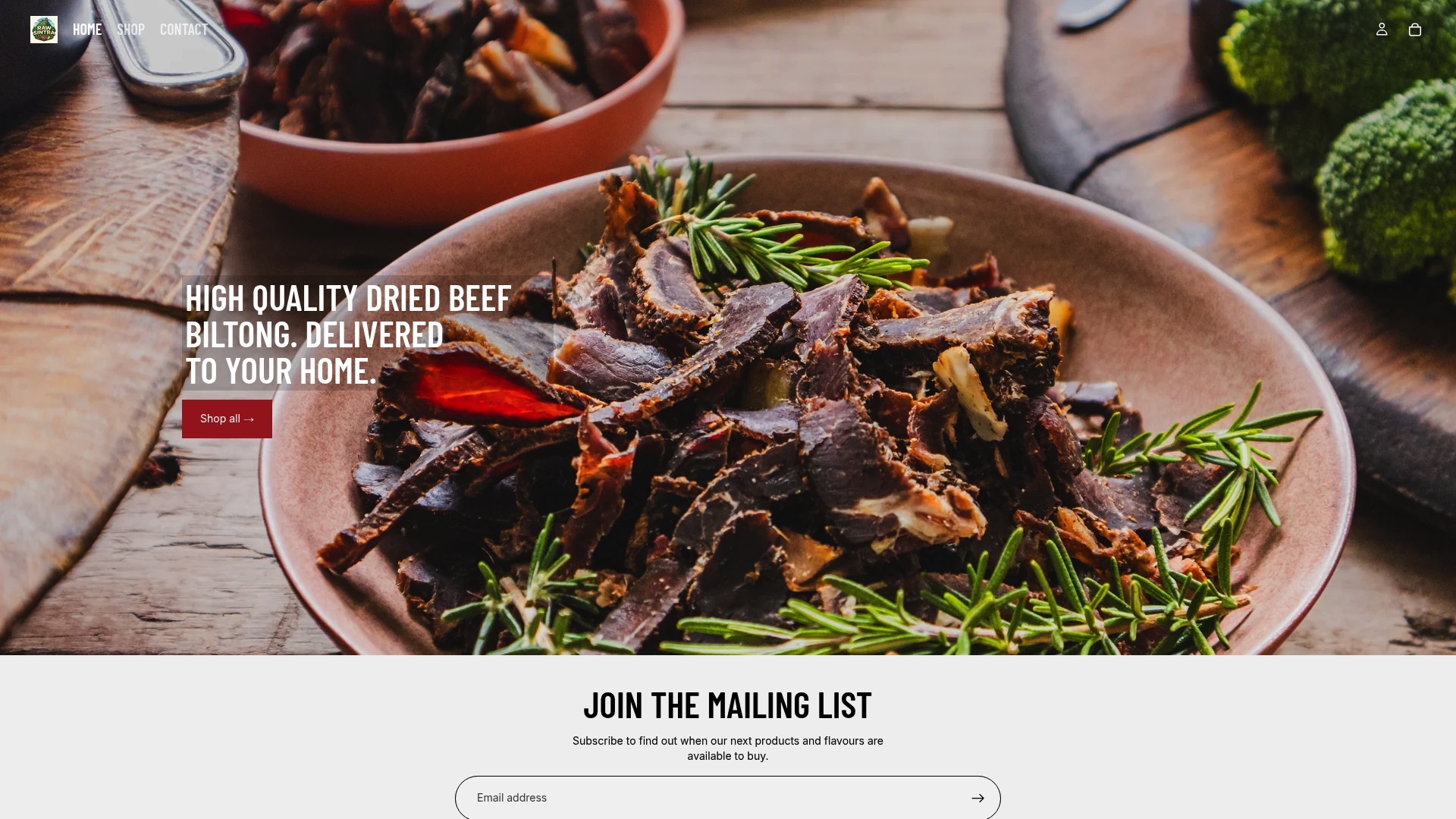 Biltong Raw Sintra