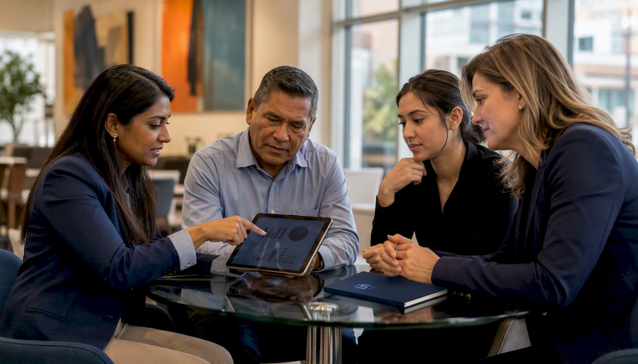 Team discussing IT cost optimisation challenges