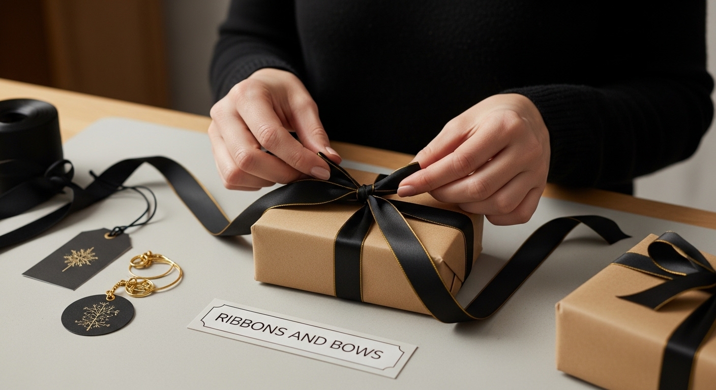 ribbons bows gift wrapping