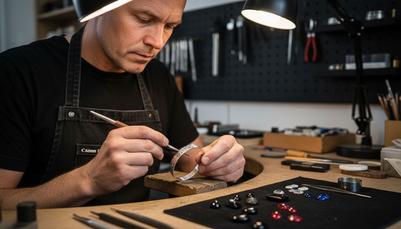 smykke gravering værksted