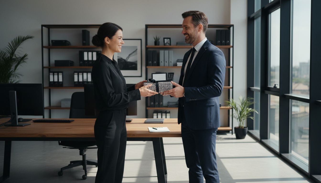 hadiah di tempat kerja