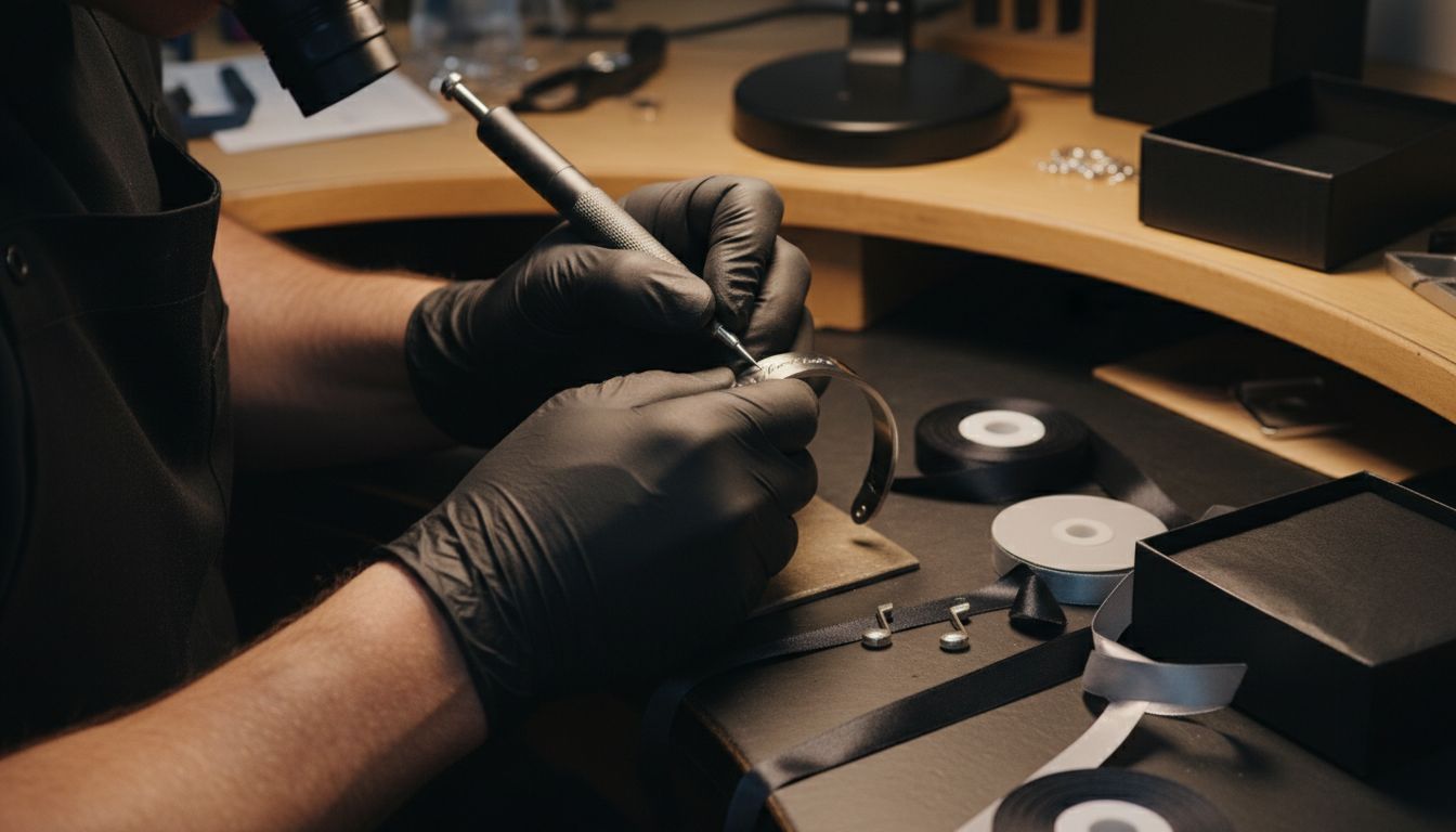 gravējuma process aprocei