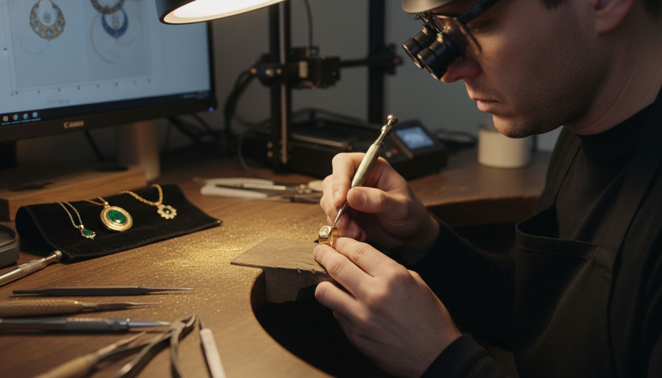 artisan jewelry engraving