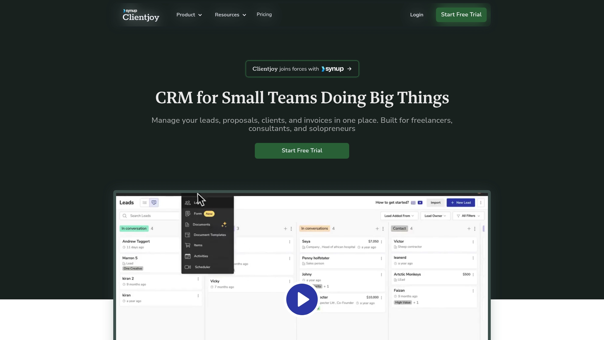 https://clientjoy.io