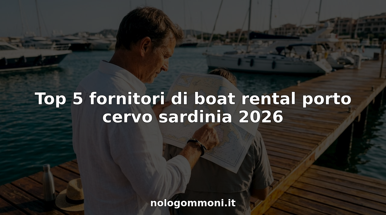 Un uomo sul molo si informa sulle diverse possibilità di noleggio barche al porto turistico di Porto Cervo.