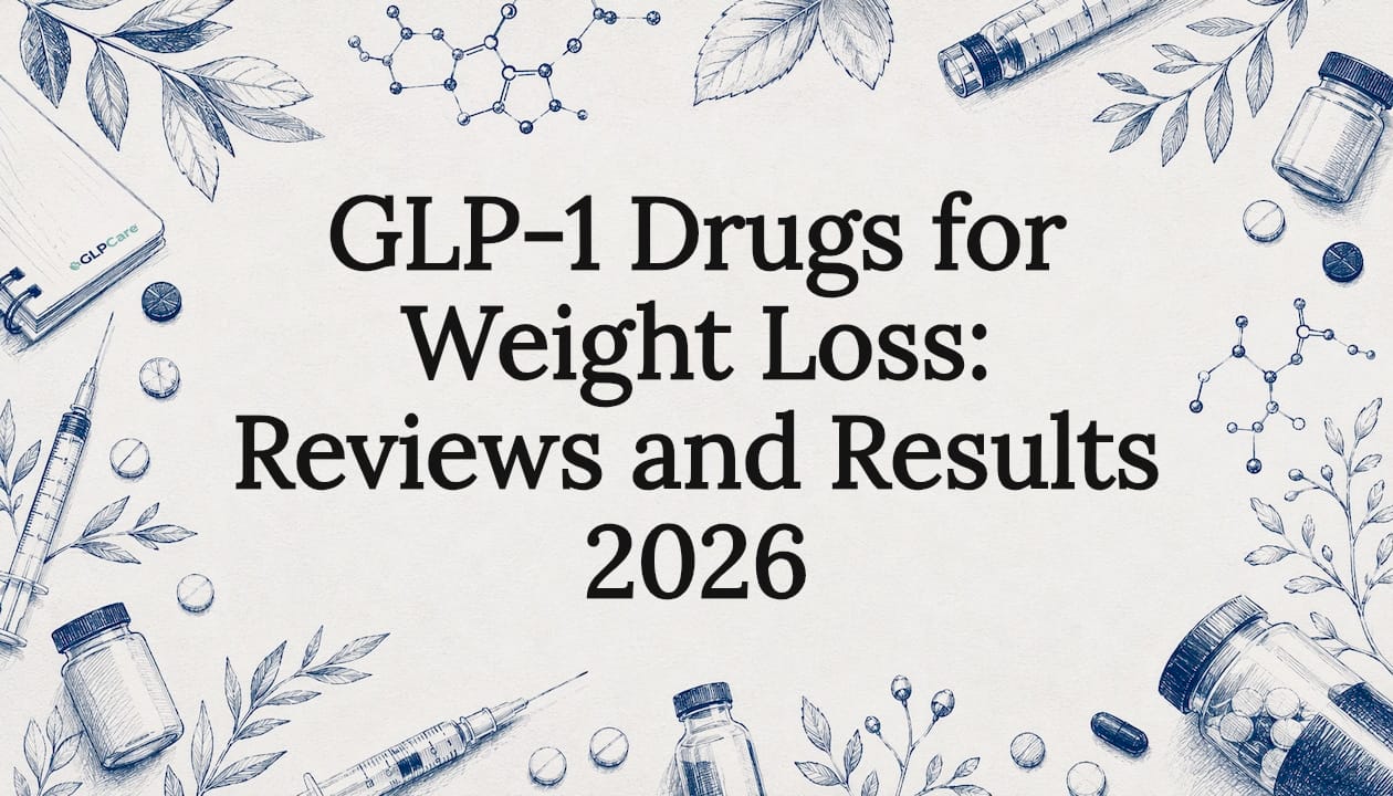 Decorative title card illustration for GLP-1 drugs article