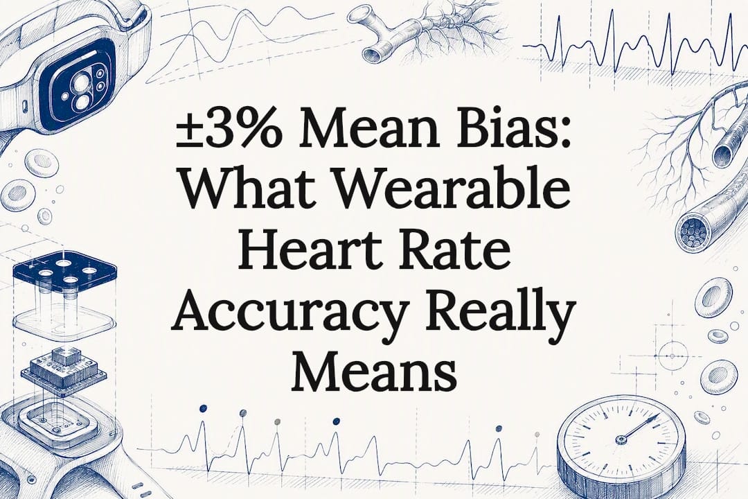 Decorative heart rate sensor title card illustration