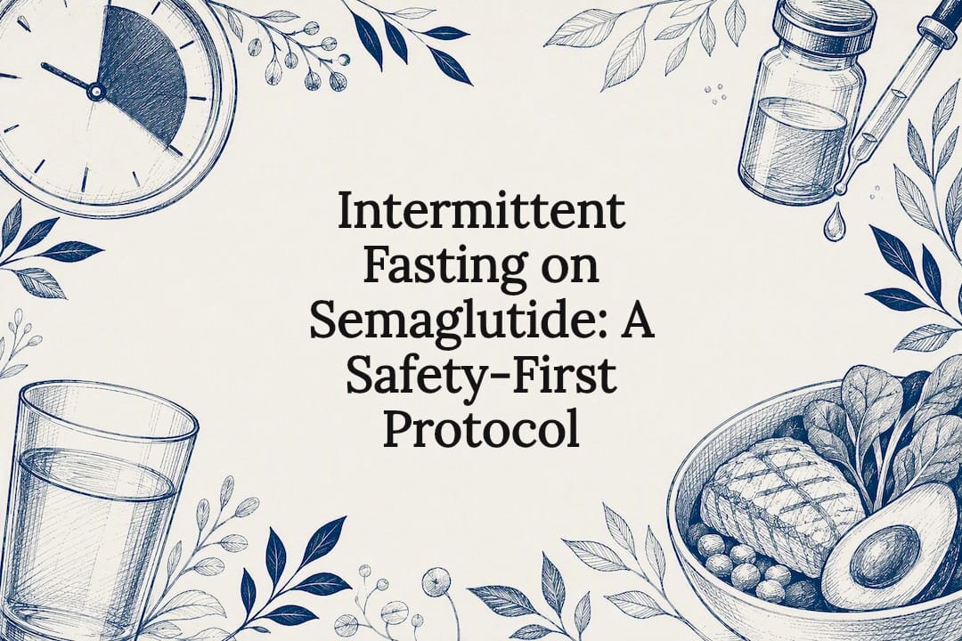 Decorative fasting and medication safety title card