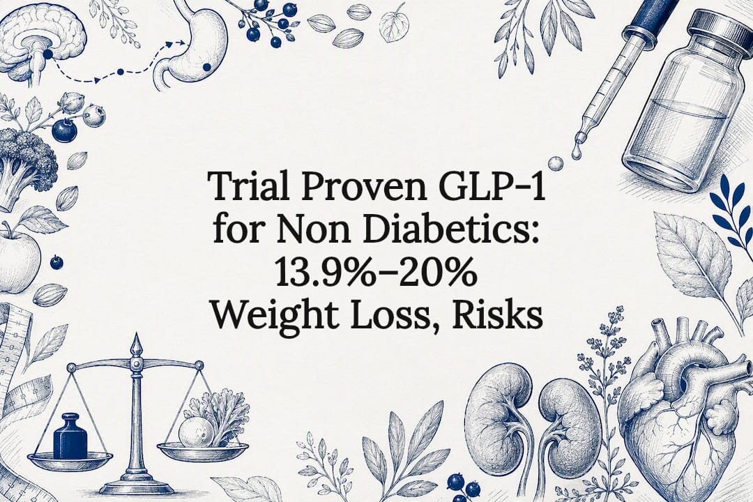Decorative GLP-1 weight loss title card