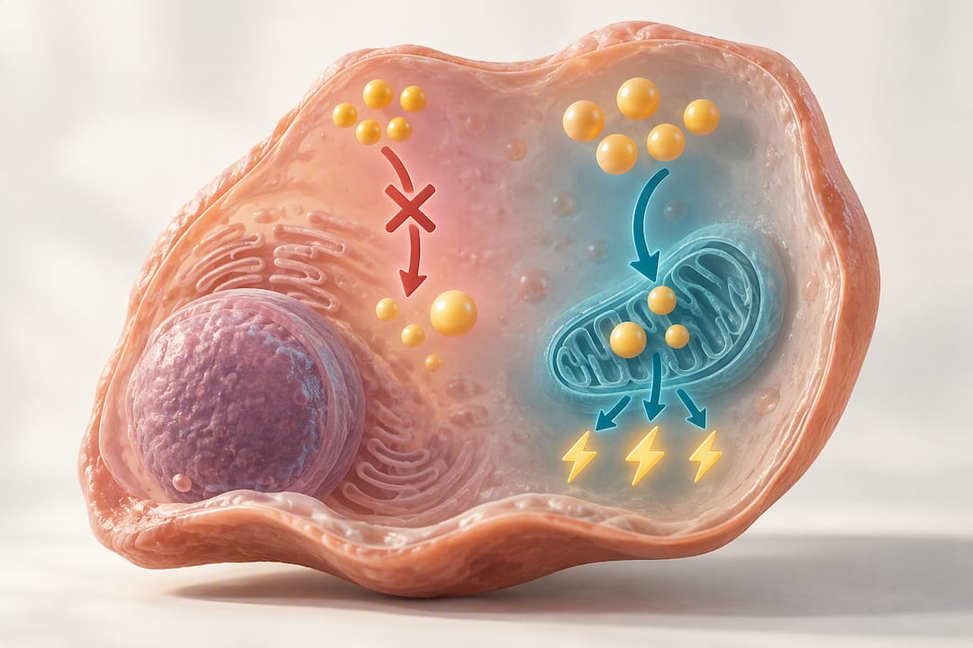 Illustration of GLP-1 liver metabolism pathways