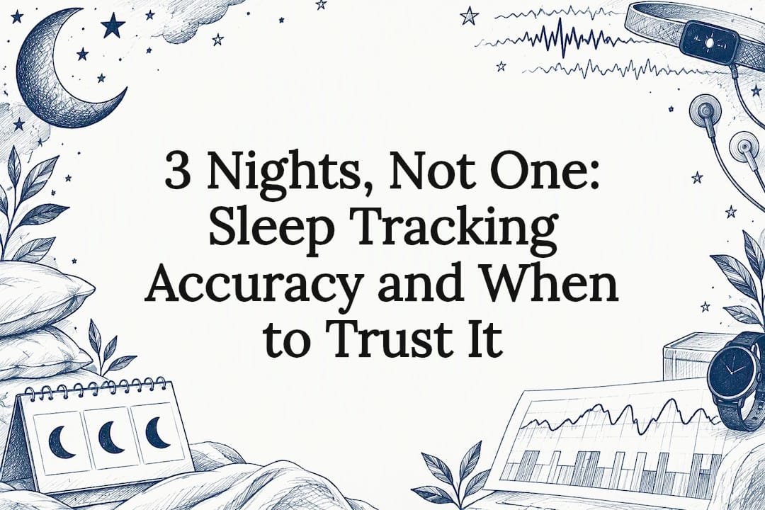 Decorative sleep tracking title card