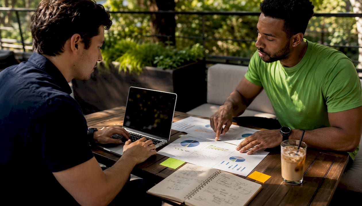 Data scientists collaborating on NBA AI prediction models