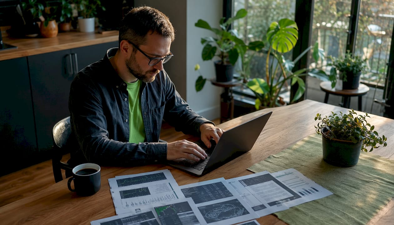 Data scientist working on AI sports models