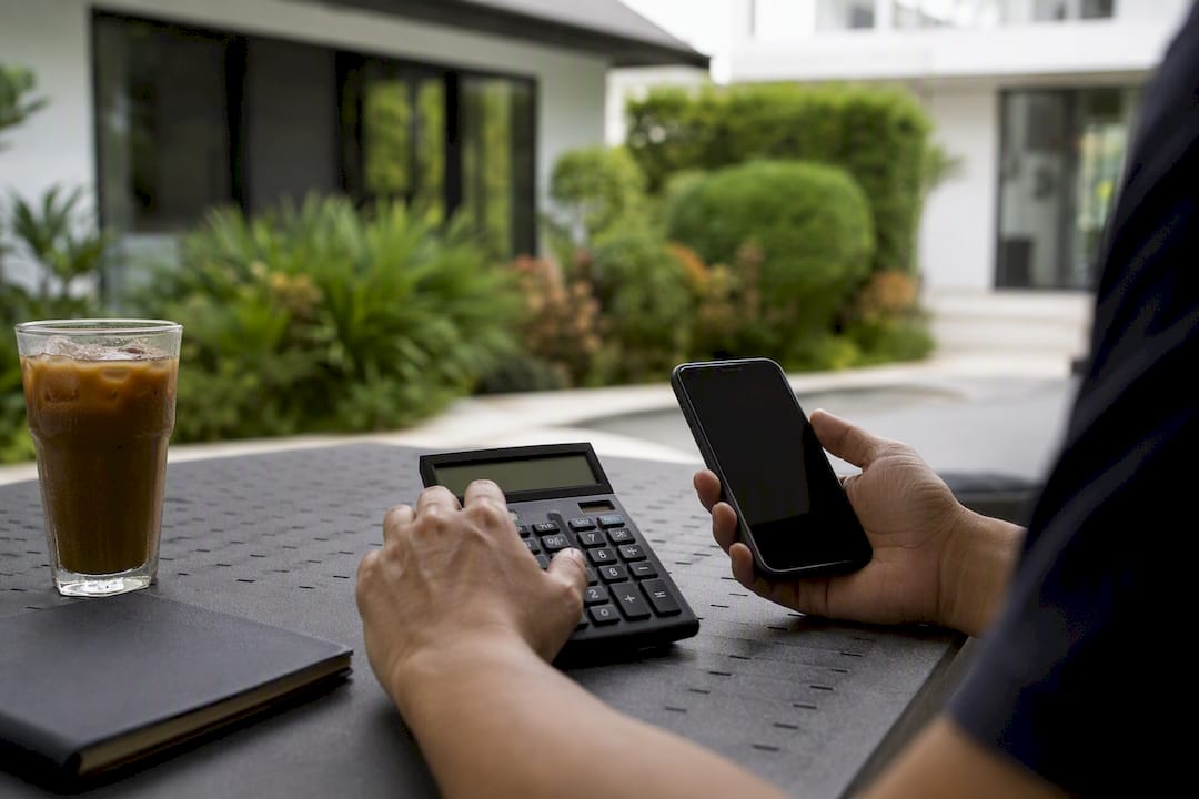 Hands calculating expected goals data