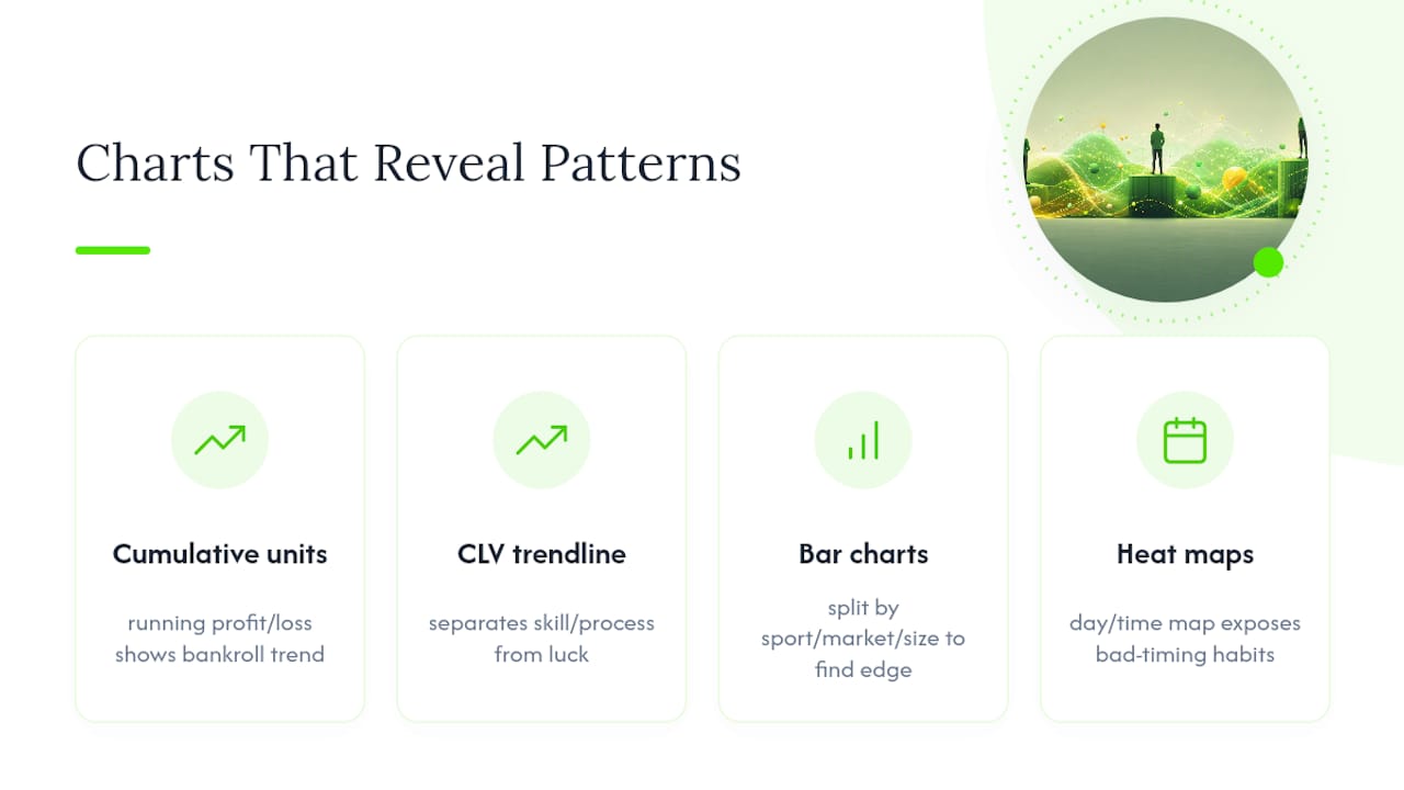 Which Charts Actually Reveal Your Betting Patterns? — overview diagram