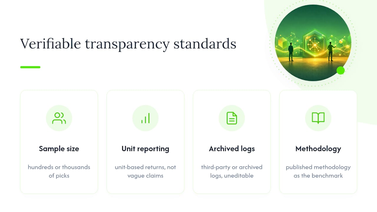 Checklist for verifying betting records