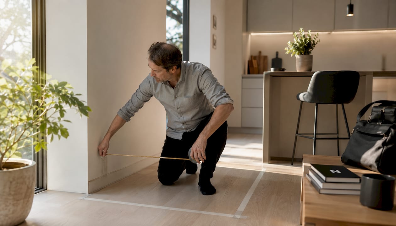 Mann beklagt fehlenden Platz fürs Homeoffice