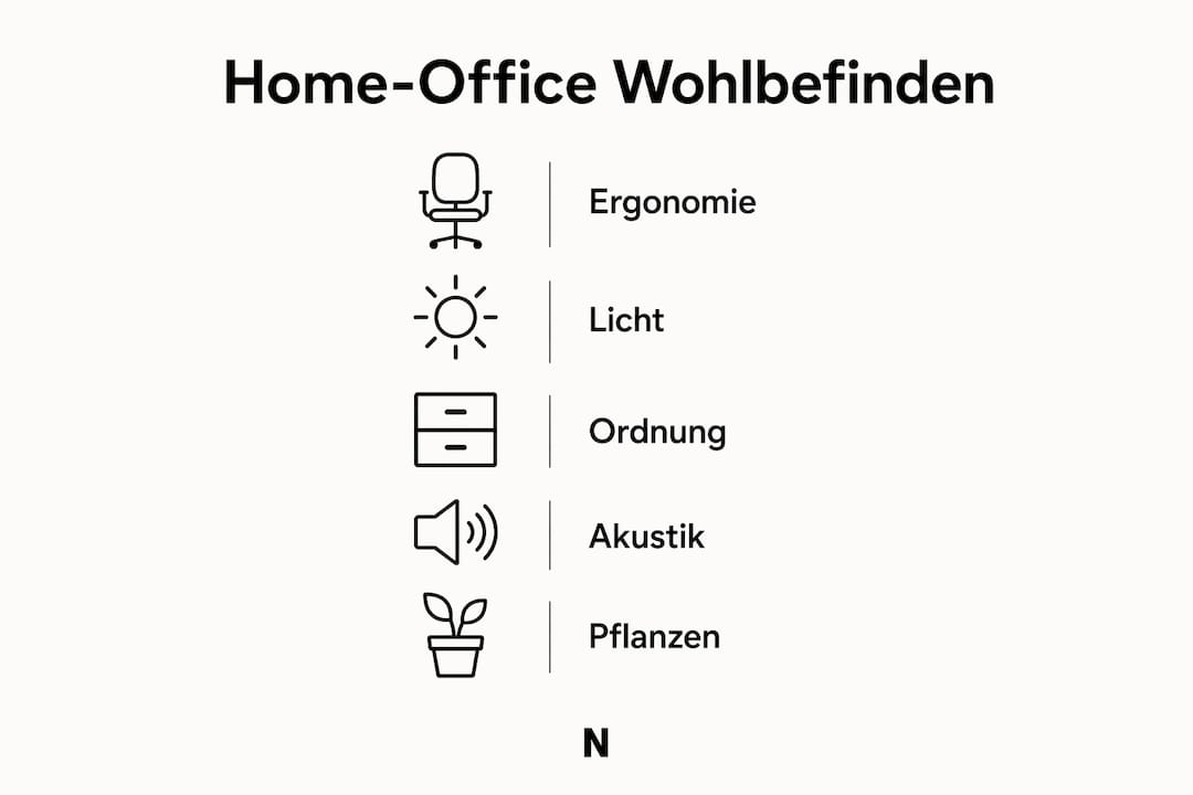 Grafik: Was macht das Arbeiten im Homeoffice besonders angenehm?